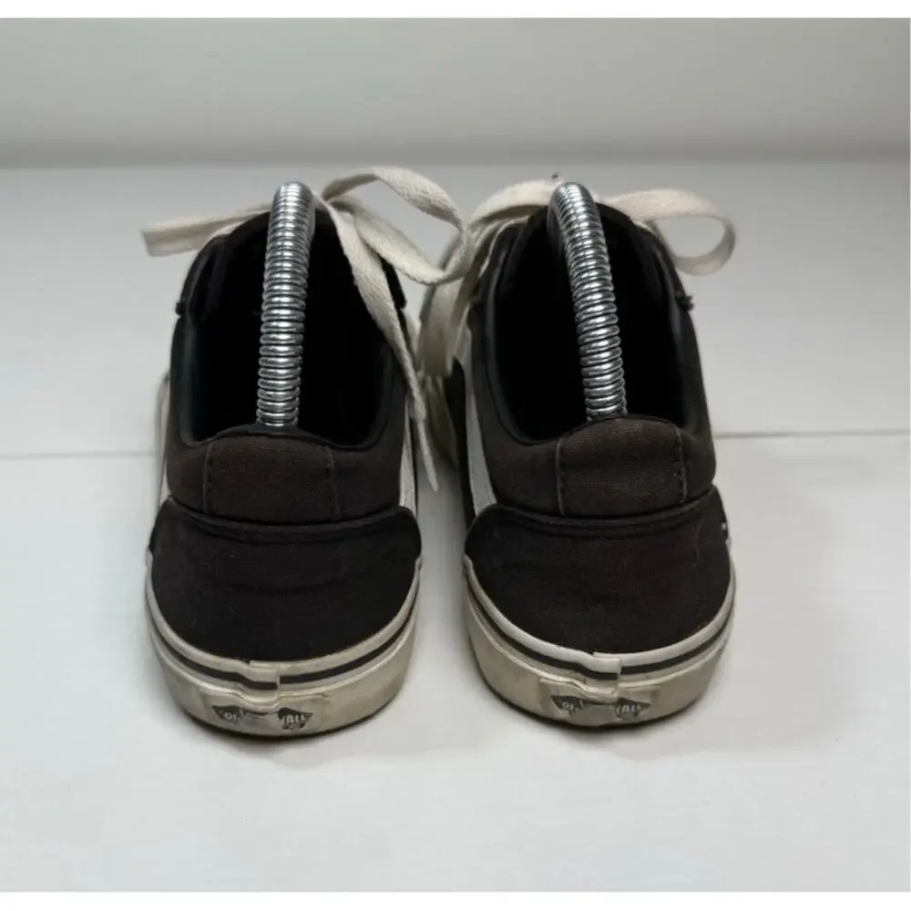 Vans Old Skool Low Black White Lace Up Skate Shoe Women’s 7.5
